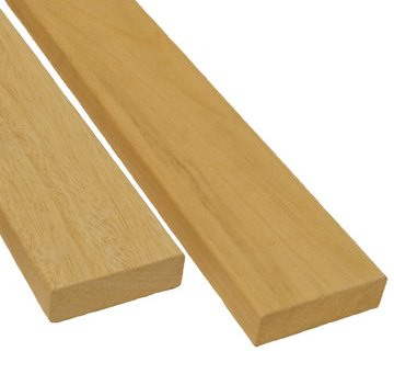 Abachi hout banklat 80 x mm op - Sauna's &