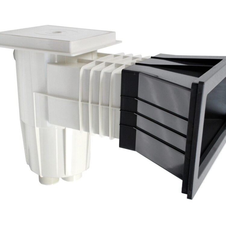 AstralPool skimmer 15L brede mond antraciet – zwembadskimmer in UV-bestendig ABS