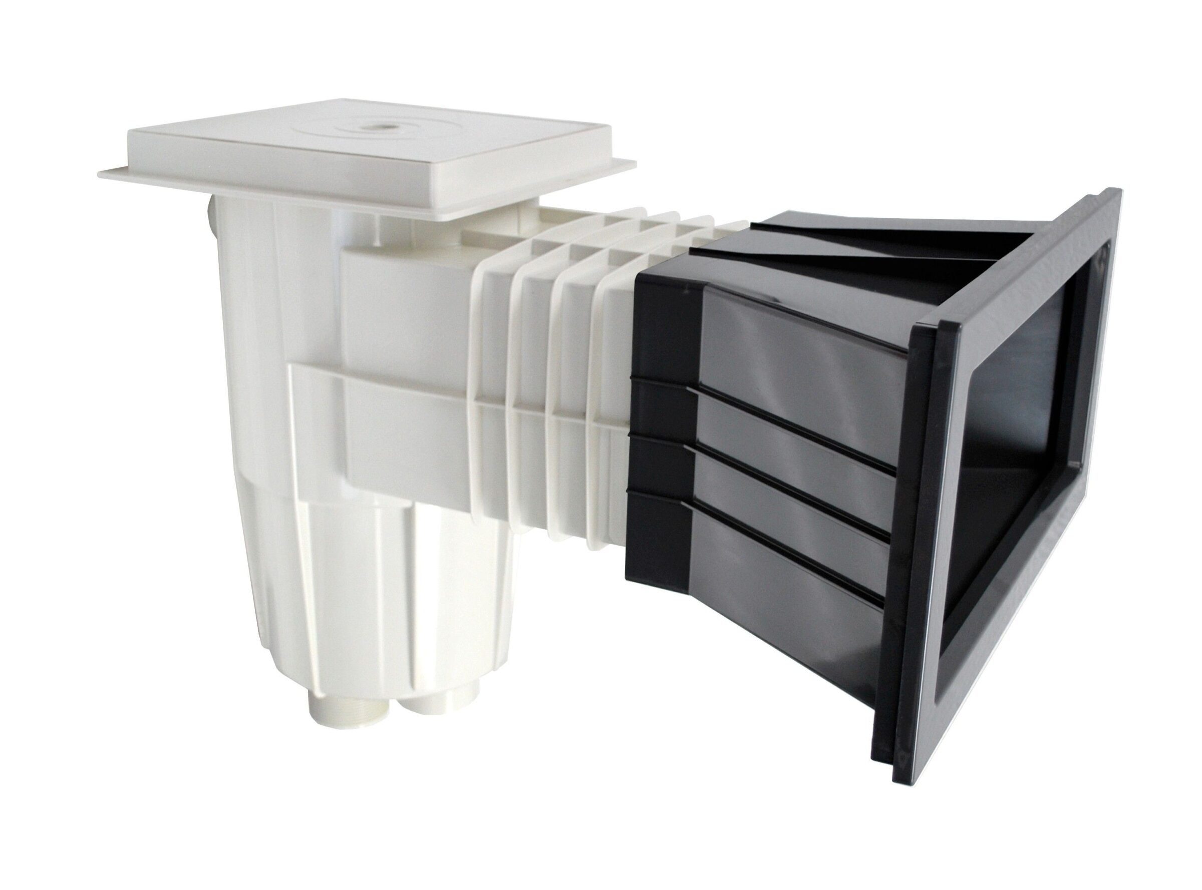 AstralPool skimmer 15L brede mond antraciet – zwembadskimmer in UV-bestendig ABS