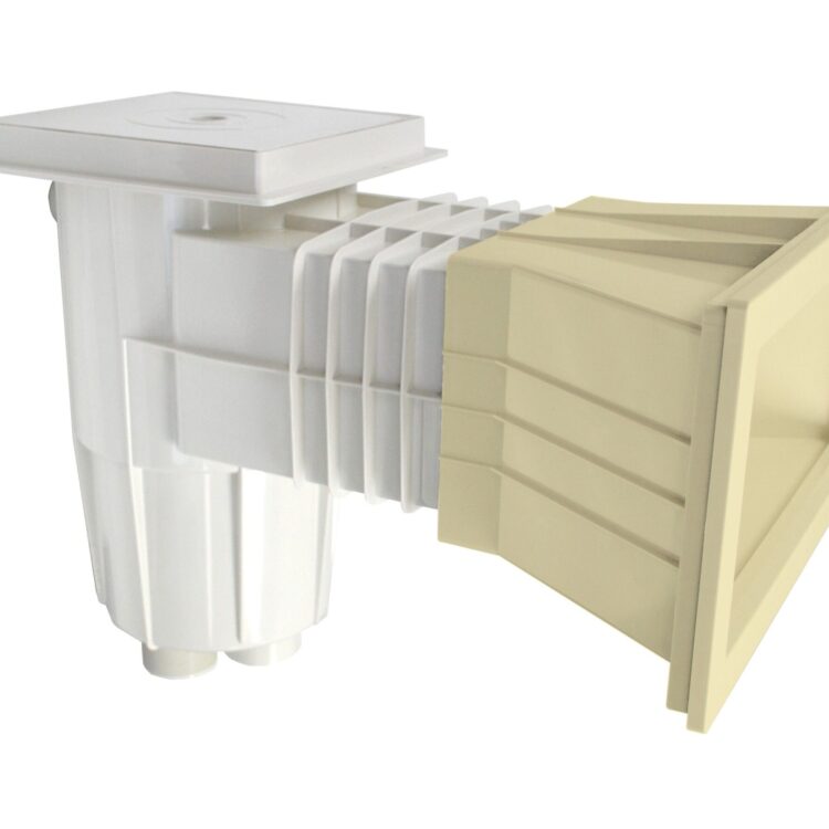 AstralPool skimmer 15L brede mond beige – zwembadskimmer in UV-bestendig ABS