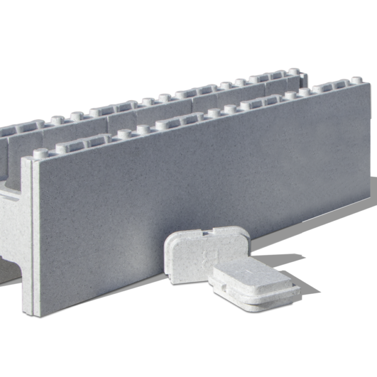 Budget polystyreen bouwblok 100x25x30 cm