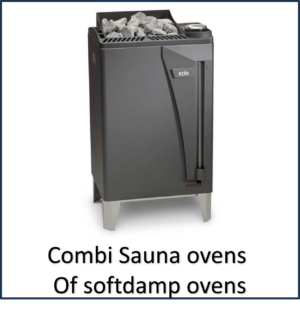 Combi Saunaovens 230-400 Volt