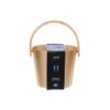 Design sauna emmer aluminium, champagne kleur - Afbeelding 2