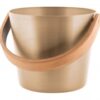 Design sauna emmer aluminium, champagne kleur