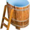Dompelton lariks met PVC inzet
