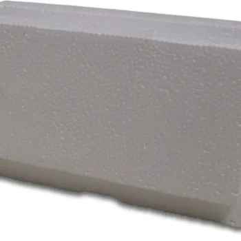 Eindstuk voor Polystyreen bouwblok High Density 100x25x25 cm