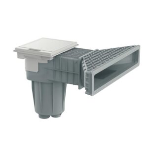 Hoogwaterskimmer Hayward X-Pro 600 licht grijs