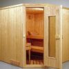 Elementen sauna Classic 13, hoek, 210 x 201 x 198 cm.