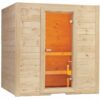 Massief houten saunacabine Basic 195x187