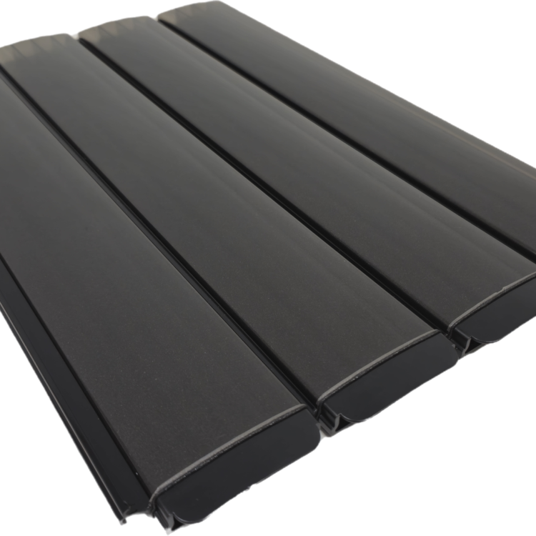 PCS polycarbonaat solar lamellen Carbon met antraciet bovenzijde, anti-alguitvoering