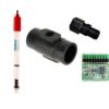PVC Elektrode houder 50-63mm, RX sensor kunststof compleet
