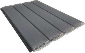PCS PVC solar zwembadlamellen grijs met doorschijnende bovenzijde