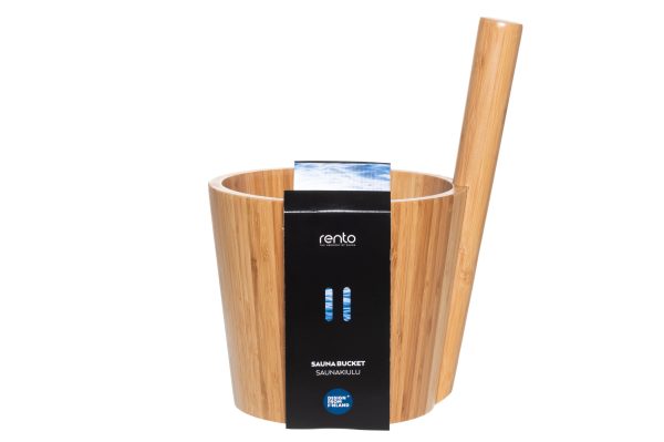 Rento Bamboe Sauna Emmer - Afbeelding 2