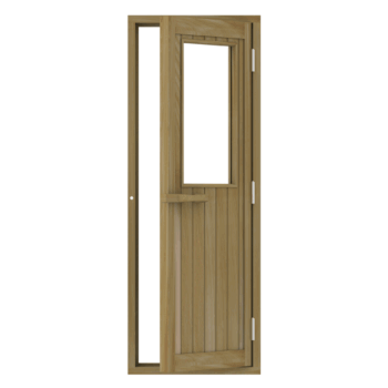 Sauna deur Ceder rechts