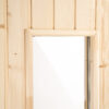 Houten Sauna deur, venster isolatieglas, helder glas - Afbeelding 2