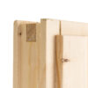 Houten Sauna deur, venster isolatieglas, helder glas - Afbeelding 3