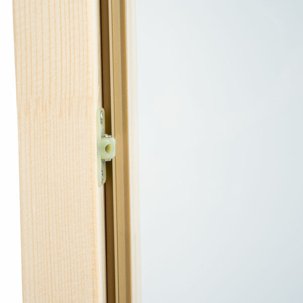Saunadeur geheel glas, zonder drempel Helder glas R - Afbeelding 4