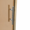Saunadeur geheel glas, zonder drempel brons glas R - Afbeelding 3
