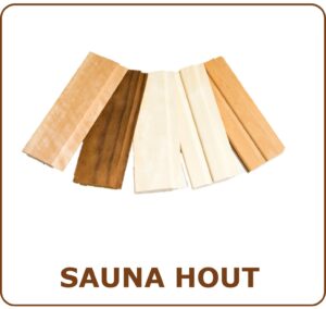 Sauna hout