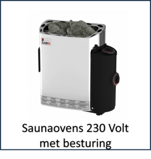 Saunaovens 230 Volt met besturing