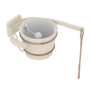 Sauna stort emmer espen18 L