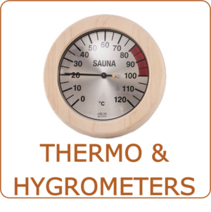 Sauna thermometer en hygrometer