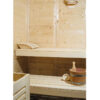Massief houten saunacabine Rubin 7, 232 x 197 x 205 - Afbeelding 2