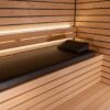 Sauna matras licht grijs - Afbeelding 4