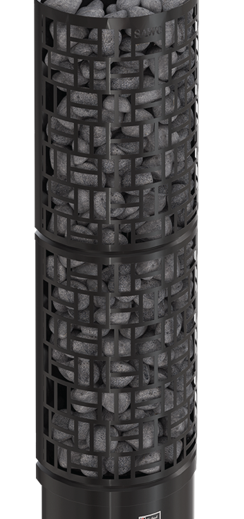 Sawo 30 Wall Black SW3-60NS-WL-BL-P-C saunakachel met bediening