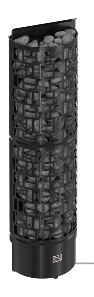 Sawo 30 Wall Black SW6-90NS-WL-BL-P-C saunakachel met bediening