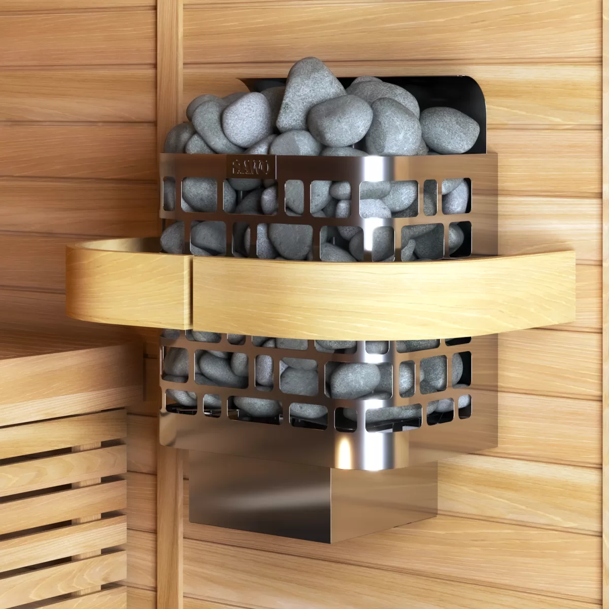 Sawo Krios saunakachel in Finse sauna
