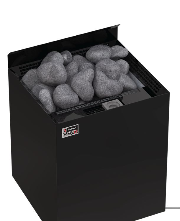 Sawo Nordex Black Combi NRNC-90NS-BL-Z-C saunakachel