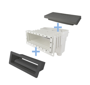 Unik skimmer antraciet, set compleet