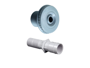 Zwembad Inspuiter voor foliebaden licht grijs Set 1