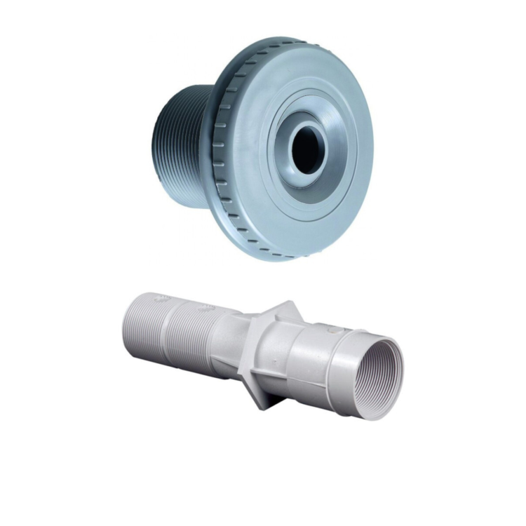 Zwembad Inspuiter voor foliebaden licht grijs Set 1