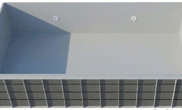 Zwembad Trend PP licht grijs