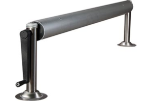 Zwembad afdekking oprolsysteem vaststaand