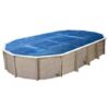 Zwembad zomerafdekking ovaal 7.30 x 3.60m - Afbeelding 3