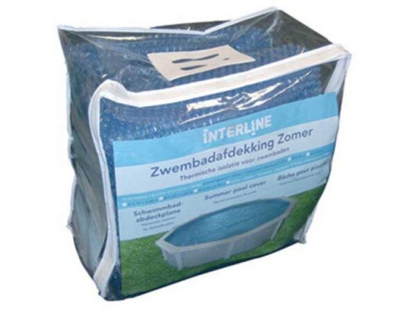 Zwembad zomerafdekking ovaal 12.50 x 6.40m