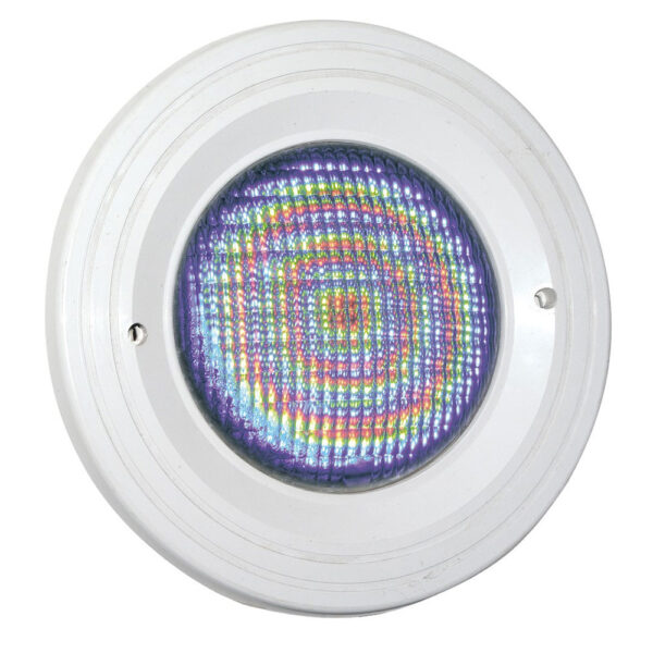 Zwembad spot, LED 18W, 12V met witte afwerking