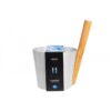 Rento sauna emmer aluminium met bamboe steel - Afbeelding 2