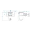 Hoogwater Skimmer licht blauw - Afbeelding 3