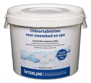 Interline Chloor 90, 20g Mini tabletten 2.5 kg