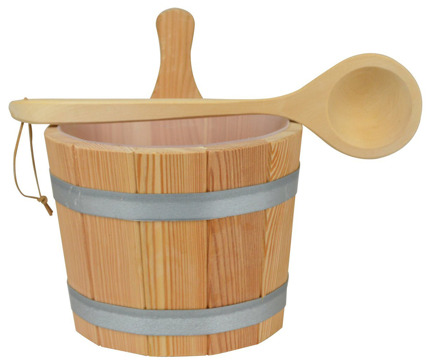 sauna toebehorenset basic emmer met lepel