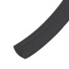 Hungstop pvc zwart, lengte per 30 meter
